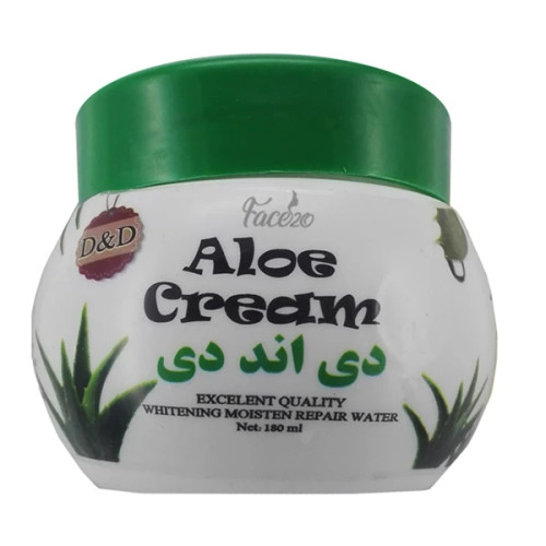 کرم مرطوب کننده دی اند دی مدل آلوئه ورا حجم 180 میلی لیتر