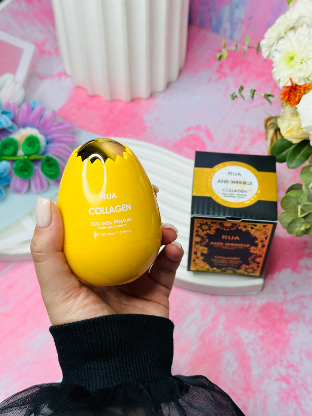 کرم کلاژن روآ RUA مدل Egg Shell Premium حجم ۳۵ میل