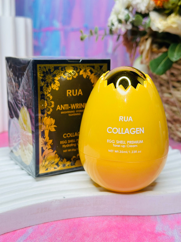 کرم کلاژن روآ RUA مدل Egg Shell Premium حجم ۳۵ میل