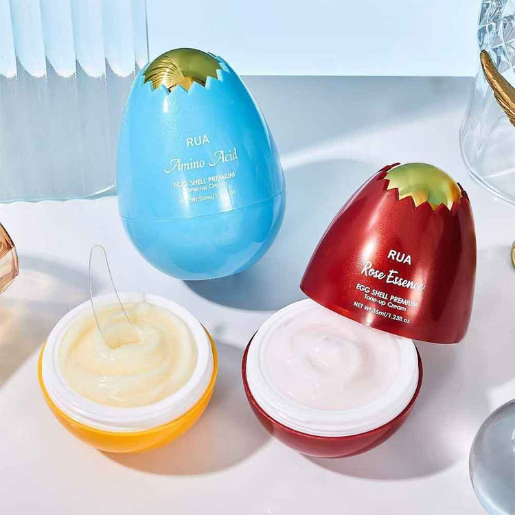 کرم ضد چروک و روشنکننده RUA آمینو اسید مدل Egg Shell Premium حجم 35 میل