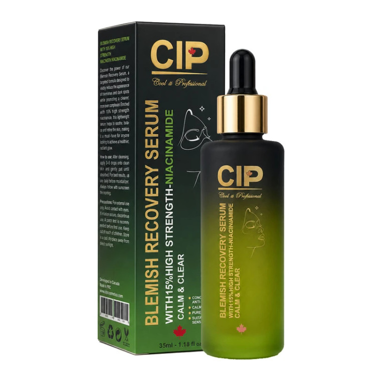 سرم ضد لک پوست سی آی پی مدل Niacinamide 15% مناسب برای انواع پوست حجم 35 میلیلیتر