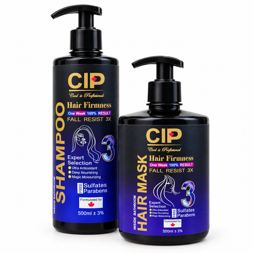 پک ۲ عددی ماسک و شامپو CIP مخصوص موهای آسیب دیده و حساس