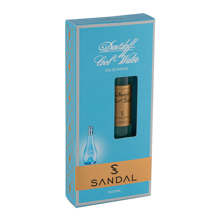 عطر جیبی زنانه صندل مدل Davidoff Cool Water حجم 25 میلی لیتر