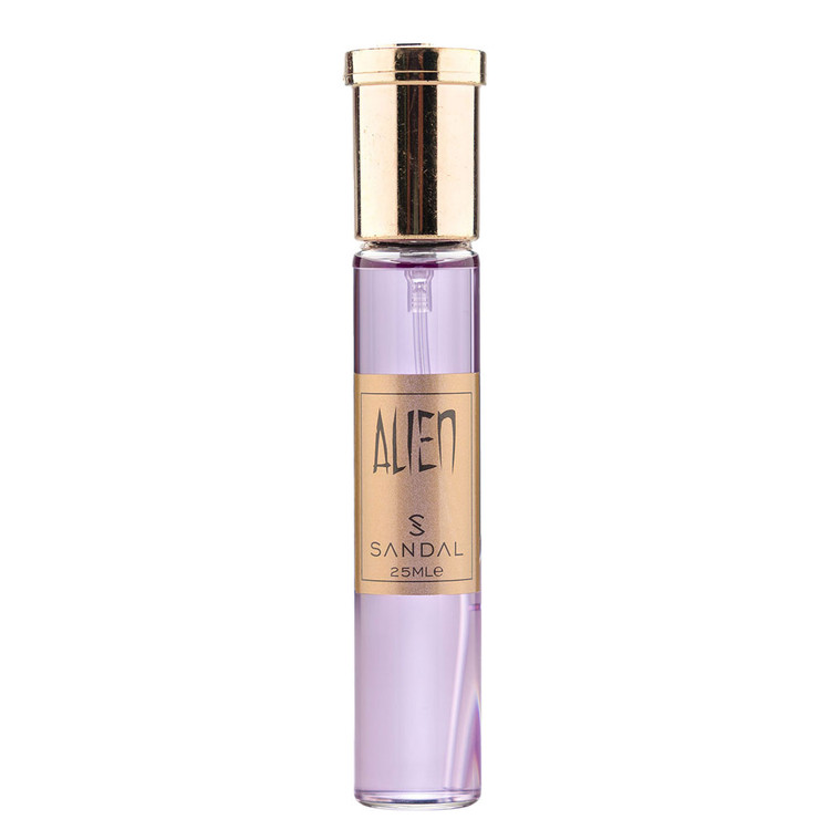 عطر جیبی زنانه صندل مدل Alien حجم 25 میلی لیتر
