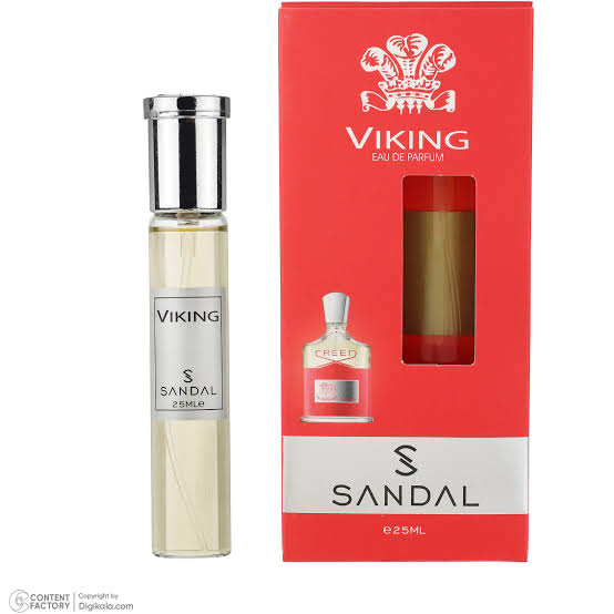 عطر جیبی مردانه صندل مدل Viking حجم 25 میلی لیتر