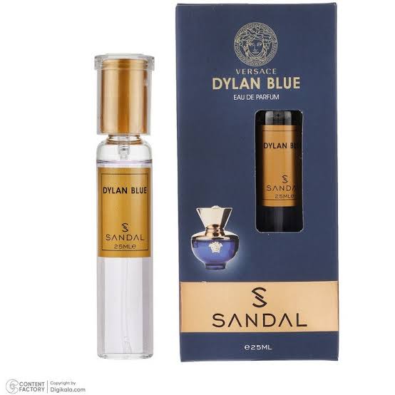 عطر جیبی مردانه صندل مدل Dylan Blue حجم 25 میلی لیتر
