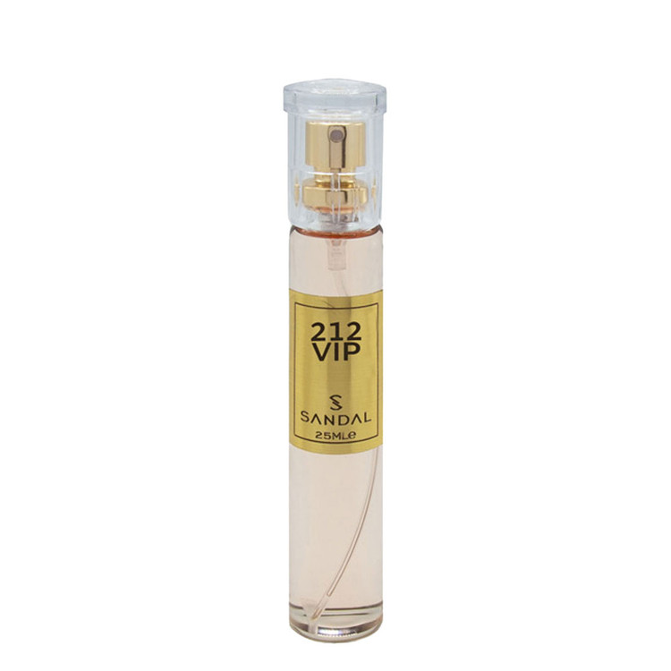 عطر جیبی زنانه صندل مدل 212 VIP حجم 25 میلی لیتر