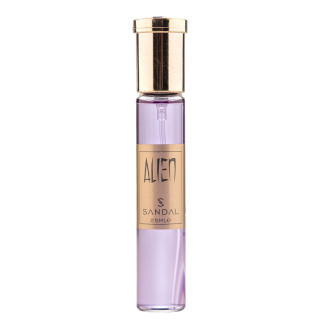 عطر جیبی زنانه صندل مدل Alien حجم 25 میلی لیتر